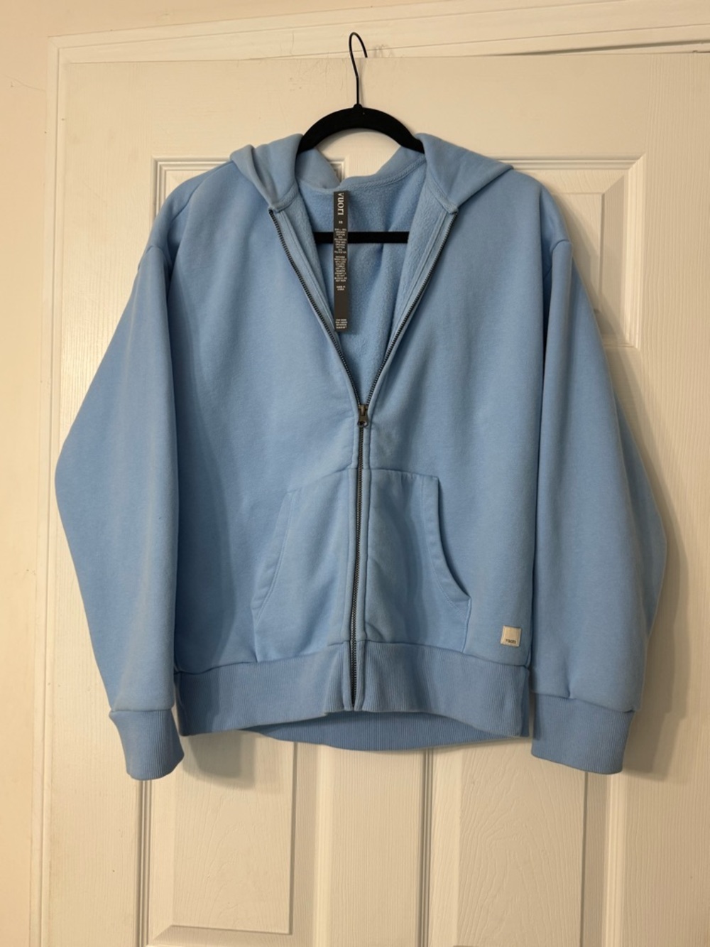 Vuori Restore Full Zip Hoodie Spring Blue XS - Picture 3 of 6